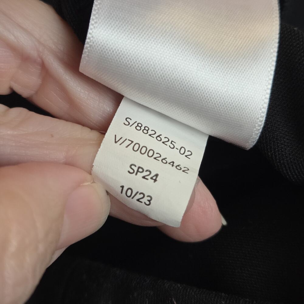 Athleta Delancy Cargo Pants Womens M Black High Rise Pockets Slim Fit Stretch - Picture 5 of 9